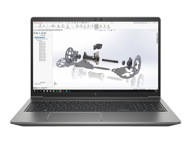 HP ZBook Power G7 Mobile Workstation - Core i5 10300H / 2.5 GHz - Win 10 Pro 64-bit - 8 GB RAM - 256 GB SSD NVMe, TLC - 15.6\" IPS 1920 x 1080 (Full HD) - UHD Graphics - Bluetooth, Wi-Fi 6 - kbd: Belgium