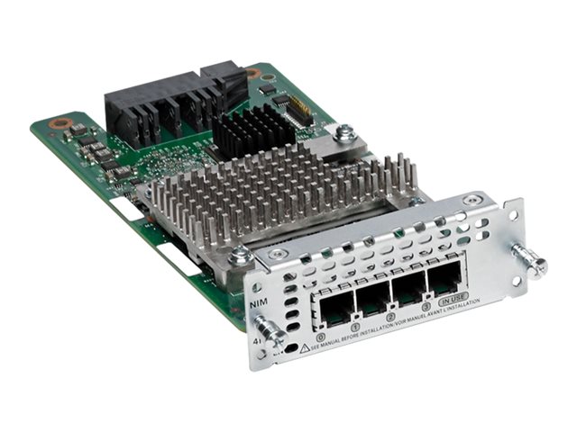 4-PORT NETWORK INTERFACE MODULE FXS FXS-E AND DID