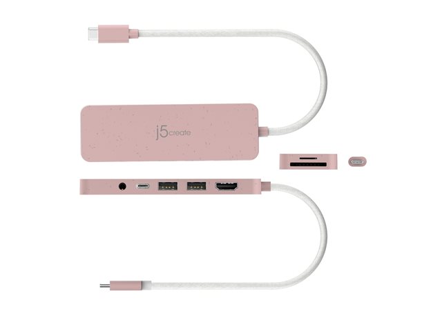 Eco-Friendly USB-C Multi-Port Hub with