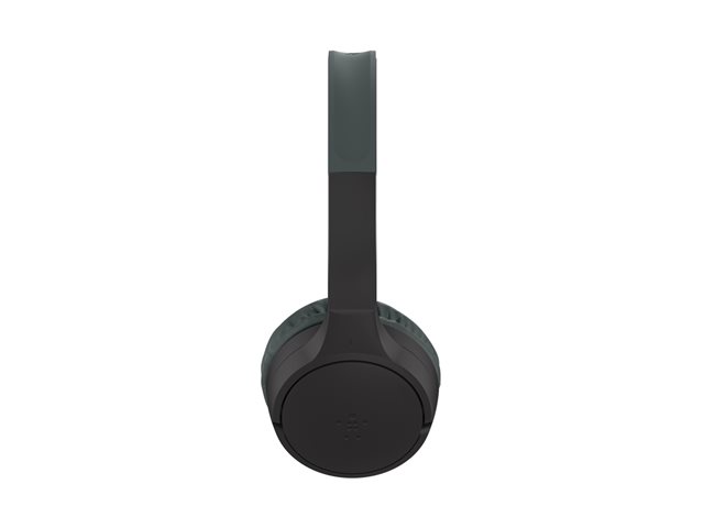 Belkin SoundForm Mini - Headphones with mic - on-ear - Bluetooth - wireless, wired - 3.5 mm jack - black