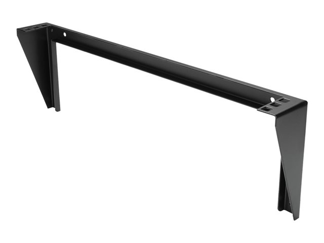 StarTech.com 1U Wall Mount Patch Panel Bracket - 19 in - Steel - Vertical Mounting Bracket for Networking and Data Equipment (RK119WALLV) - Mounting bracket - wall mountable - black - 1U - 19\" - for P/N: SV831DUSBUK