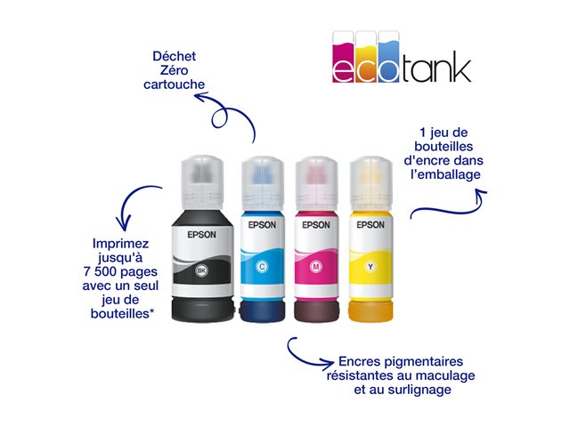 Epson EcoTank ET-16150 - Printer - colour - Duplex - ink-jet - A3 - 4800 x 1200 dpi - up to 25 ppm (mono) / up to 25 ppm (colour) - capacity: 550 sheets - USB, LAN, Wi-Fi - black