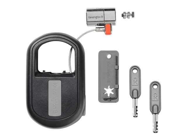 Kensington ClickSafe Keyed Retractable Laptop Lock - Security cable lock - black - 1.21 m