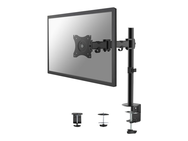 Neomounts NM-D135 - Mounting kit - full-motion - for LCD display - black - screen size: 10\"-30\" - clamp mountable, grommet, desk-mountable