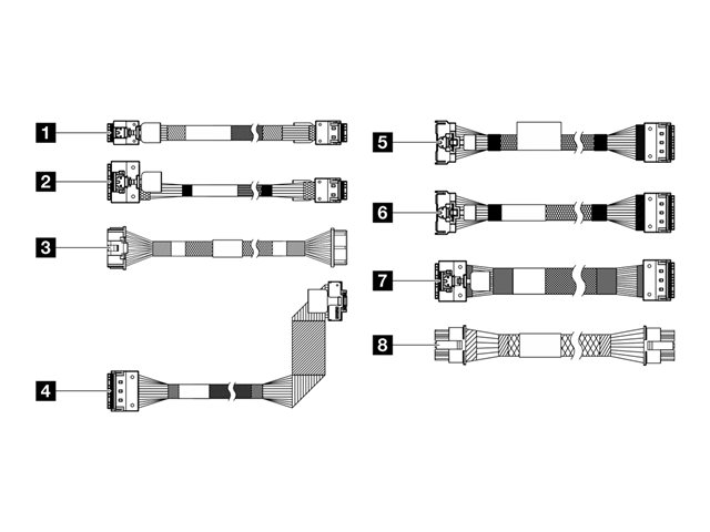 Lenovo - Storage cable kit - for x4 M.2/7mm Module