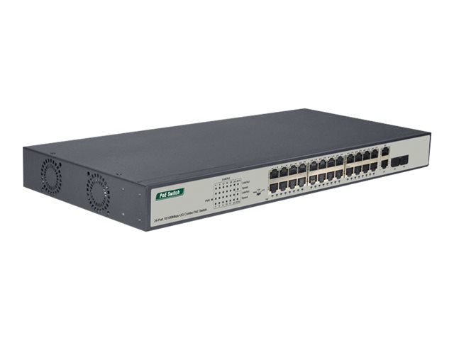 Fast Ethernet PoE Switch 24-port PoE