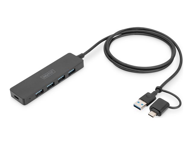 USB 3.0 Hub 4-Port Slimline with USB-C