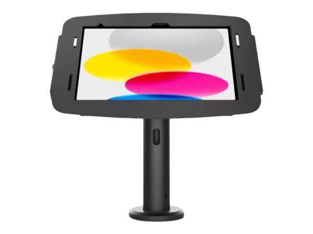 Compulocks iPad Pro 12.9\" (3 - 6th Gen) Space Enclosure Tilting Stand 8\" - Mounting kit (enclosure, pole stand) - for tablet - lockable - high-grade aluminium - black - screen size: 12.9\" - for Apple 12.9-inch iPad Pro (3rd generation, 4th generation