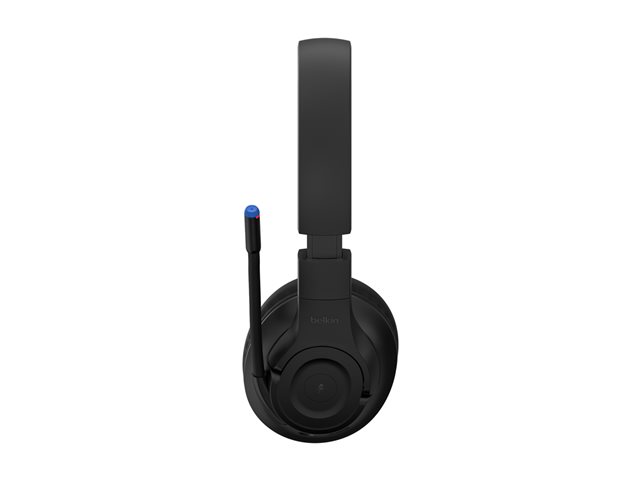 Belkin SoundForm Inspire - Headset - full size - Bluetooth - wireless, wired - 3.5 mm jack - black
