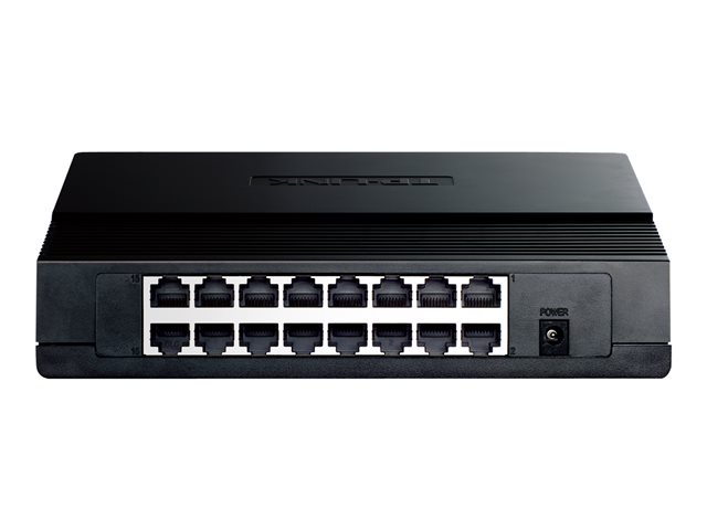 TP-Link TL-SF1016D 16-Port 10/100Mbps Desktop Switch - Switch - 16 x 10/100 - desktop