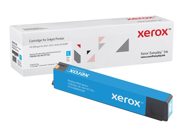 Xerox - High Yield - cyan - compatible - toner cartridge (alternative for: HP CN626A, HP CN626AE, HP CN626AM) - for HP Officejet Pro X451dn, X451dw, X476dn MFP, X476dw MFP, X551dw, X576dw MFP