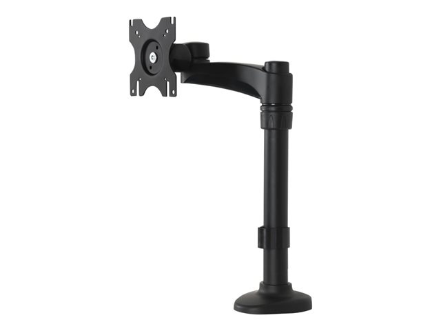 B-TECH BT7372 - Mounting kit - for LCD display - aluminium - black - screen size: up to 28\" - mounting interface: 100 x 100 mm - desk-mountable