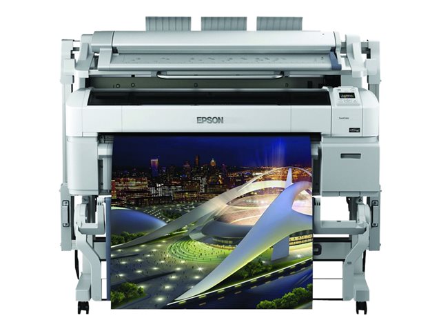Epson SureColor SC-T5200D-PS - 36\" large-format printer - colour - ink-jet - Roll (91.4 cm) - 2880 x 1440 dpi - up to 2.14 ppm (mono) / up to 2.14 ppm (colour) - USB 2.0, Gigabit LAN - cutter