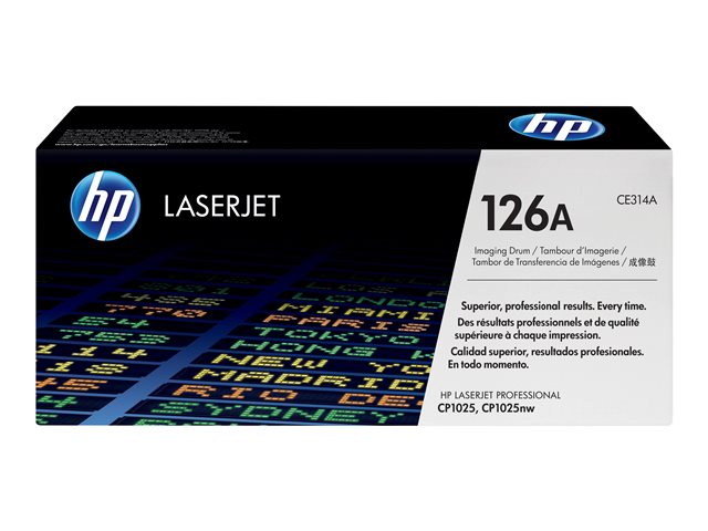 HP 126A - Black, colour (cyan, magenta, yellow) - original - drum kit - for Color LaserJet Pro MFP M176, MFP M177, LaserJet Pro MFP M175, TopShot LaserJet Pro M275