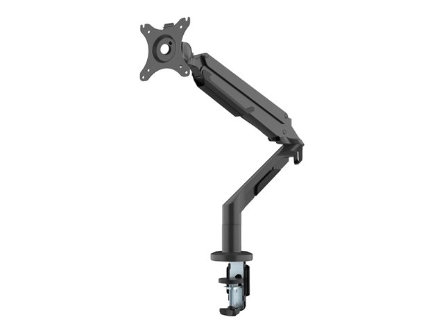 VISION Premium Monitor Desk Arm Mount - LIFETIME WARRANTY - fits display 10-34" with VESA sizes 75 x 75 or 100 x 100 - double-articulated - quick clamp or grommet - rotate to portrait - gas strut - maximum reach 622 mm / 24" - SWL 9 kg / 20 lb - matt