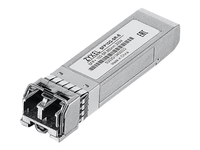 Zyxel SFP10G-SR-E - SFP+ transceiver module - 10GbE - 10GBase-SR - LC multi-mode - up to 300 m - 850 nm (pack of 10)