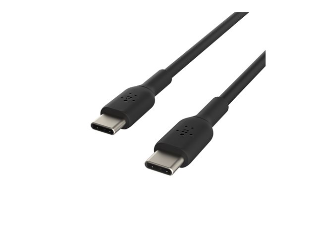 Belkin BoostCharge - USB cable - 24 pin USB-C (M) to 24 pin USB-C (M) - 1 m - black