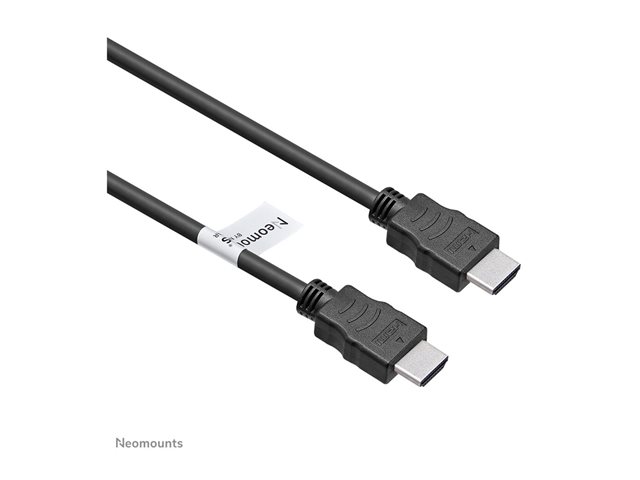Neomounts - HDMI cable - HDMI male to HDMI male - 5 m - black
