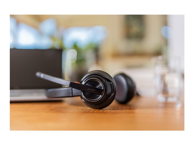 Poly Savi 8220 Office Stereo DECT 1880-1900 MHz Headset EMEA - INTL English - Euro plug - Replaces Poly SKU 207325-12