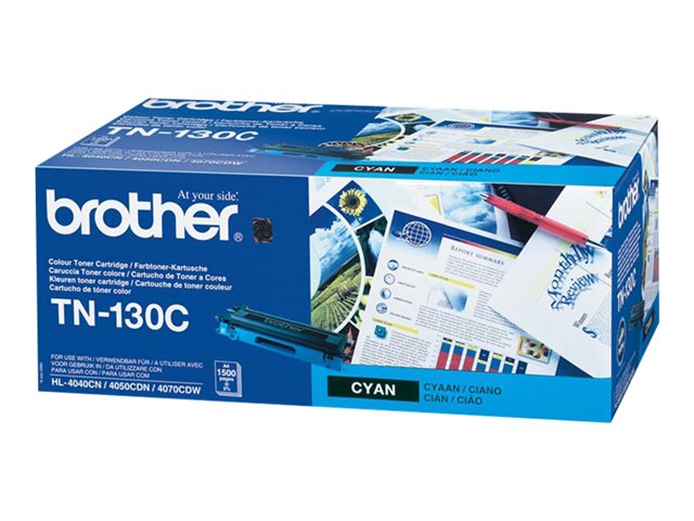 Brother TN130C - Cyan - original - toner cartridge - for Brother DCP-9040, 9042, 9045, HL-4040, 4050, 4070, MFC-9440, 9450, 9840