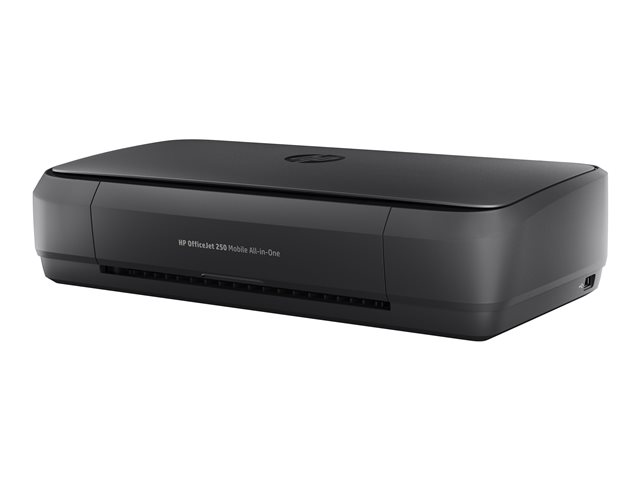HP Officejet 250 Mobile All-in-One - Multifunction printer - colour - ink-jet - Legal (216 x 356 mm) (original) - A4/Legal (media) - up to 8 ppm (copying) - up to 10 ppm (printing) - 50 sheets - USB 2.0, USB host, Wi-Fi