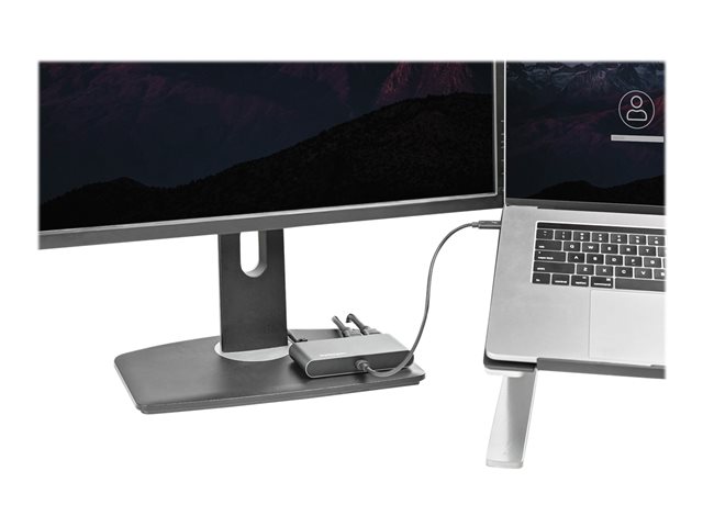 StarTech.com Thunderbolt 3 Mini Dock - Portable Dual Monitor w/HDMI 4K 60Hz - 2X USB-A Hub (3.2/2.0), GbE - 28cm Cable - TB3 Multiport Adapter - Mac/Windows- Upgraded Version of TB3DKM2HD (TB3DKMHDL) - Docking station - Thunderbolt 3 - 2 x HDMI - 1GbE