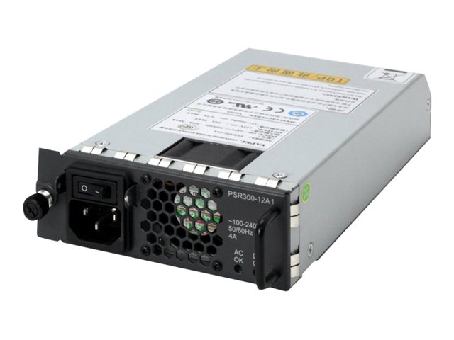 HPE X351 - Power supply - hot-plug (plug-in module) - AC 100-240 V - 300 Watt - Europe - for HPE MSR3044, MSR3064