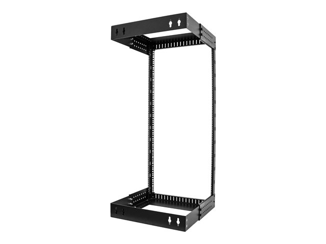StarTech.com 24U 19\" Wall Mount Network Rack, Adjustable Depth 12-20\" 2 Post Open Frame Server Room Rack for AV/Data/ IT Communication/Computer Equipment/Switch with Cage Nuts & Screws - 24U Adjustable Rack - Rack open frame - 2-post - wall mountable