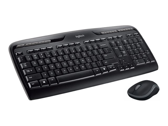 Logitech Wireless Combo MK330 - Keyboard and mouse set - wireless - 2.4 GHz - Spanish - black