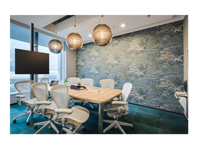 VISION VFM-POST Multiple Display Column - LIFETIME WARRANTY - Floor to ceiling pole - Fixes to ceiling or wall - Square aluminium profile - Multiple displays to be fixed on any side - For meeting rooms where a display wall mount can't be fixed to the