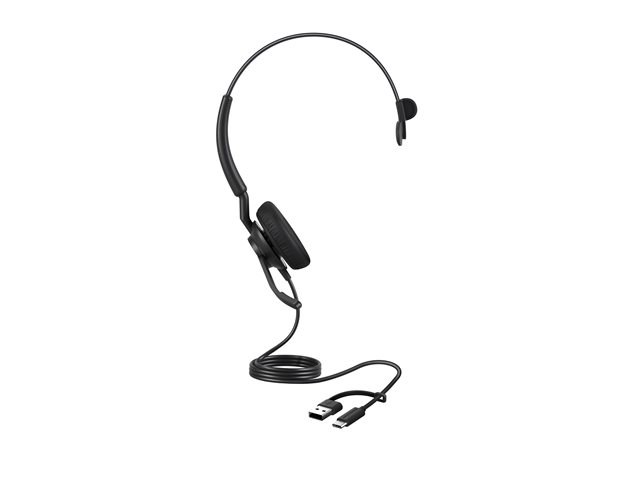 Jabra Engage 40 Mono - Headset - on-ear - wired - USB-C, USB-A - noise isolating - Optimised for Microsoft Teams
