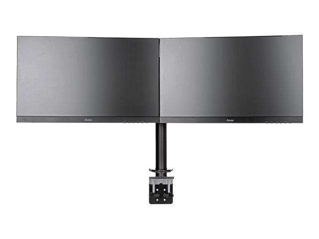 Iiyama DS1002C-B1 - Mounting kit - adjustable arm - for 2 monitors - black - screen size: 10\"-30\" - desk-mountable - for ProLite E2783QSU-B1, XU2495WSU-B1, XUB2495WSU-B1