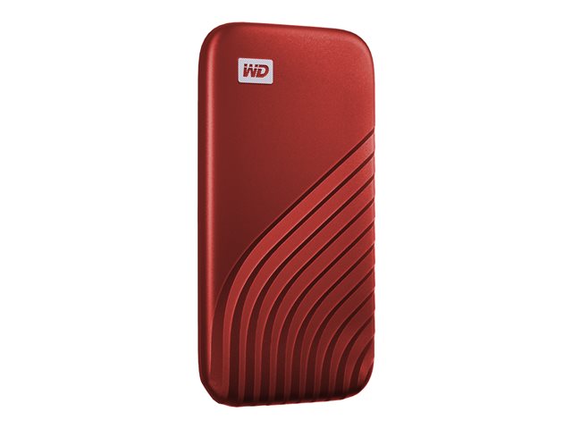 WD MY PASSPORT SSD 500GB RED COLOR