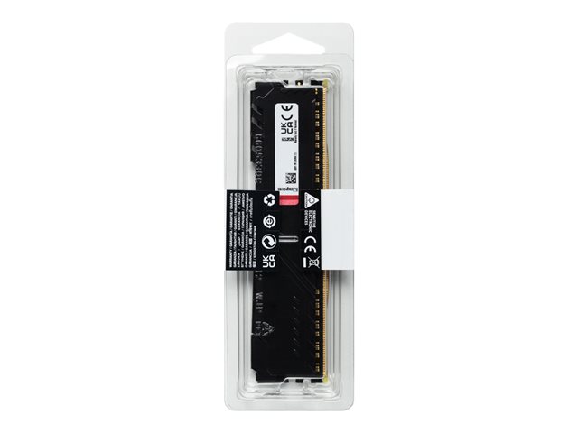 Kingston FURY Beast - DDR4 - module - 16 GB - DIMM 288-pin - 3200 MHz / PC4-25600 - CL16 - 1.35 V - unbuffered - non-ECC - black