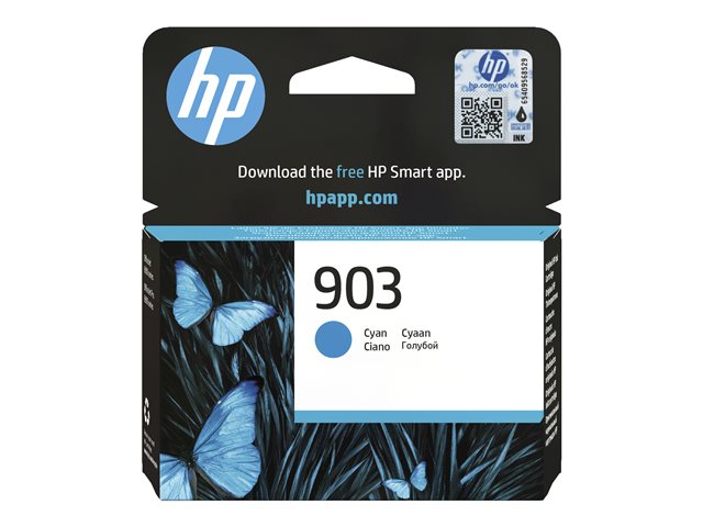 HP 903 - Cyan - original - ink cartridge - for Officejet 6951, 6954, 6962, Officejet Pro 6960, 6961, 6970, 6971, 6974, 6975