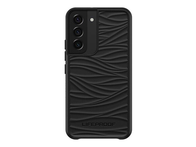 LifeProof WAKE - Back cover for mobile phone - 85% ocean-based recycled plastic - black - mellow wave pattern - for Samsung Galaxy S22