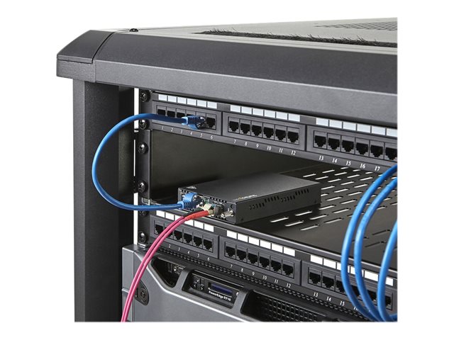StarTech.com Singlemode (SM) LC Fiber Media Converter for 1Gbe Network - 20km - Gigabit Ethernet - 1310nm - with SFP Transceiver (ET91000SM20) - Fibre media converter - 1GbE - 1000Base-LX, 1000Base-T - RJ-45 / LC single-mode - up to 20 km - 1310 nm - for P/N: SVA12M2NEUA, SVA12M5NA
