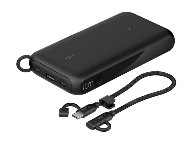 20k PD20W Power Bank with Display, Black