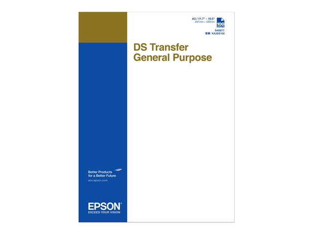 Epson DS Transfer General Purpose - A3 (297 x 420 mm) transfer paper - for SureColor SC-F500, SC-F501