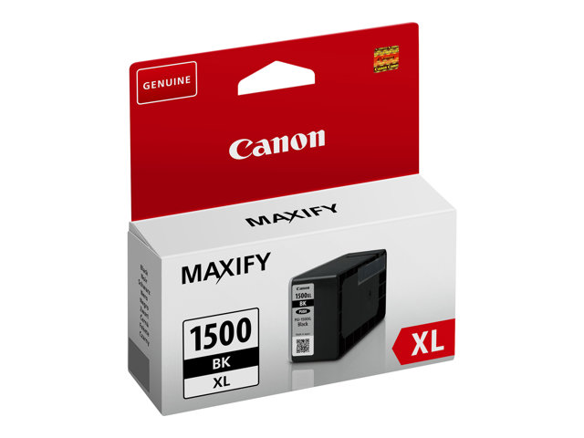 Canon PGI-1500XL BK - 34.7 ml - High Yield - black - original - ink tank - for MAXIFY MB2050, MB2150, MB2155, MB2350, MB2750, MB2755
