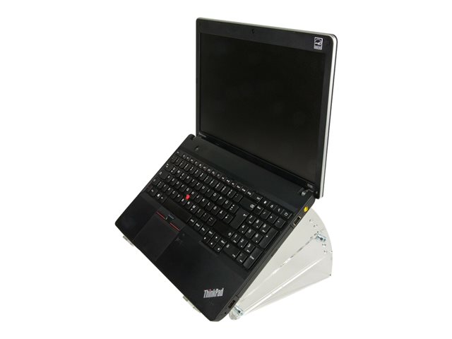Neomounts NSNOTEBOOK300 - Stand - for notebook - acrylic - clear - screen size: 10\"-22\"