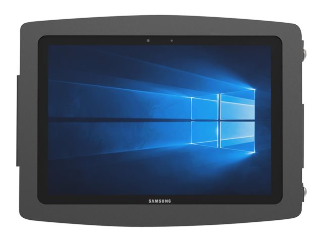 Compulocks Surface Pro 7 / Galaxy Tab Pro S Enclosure Wall Mount Tablet Frame - Mounting kit (wall mount, enclosure) - for tablet - aluminium - black - wall-mountable - for Microsoft Surface Pro (Mid 2017), Pro 3, Pro 4, Pro 6, Pro 7, Samsung Galaxy
