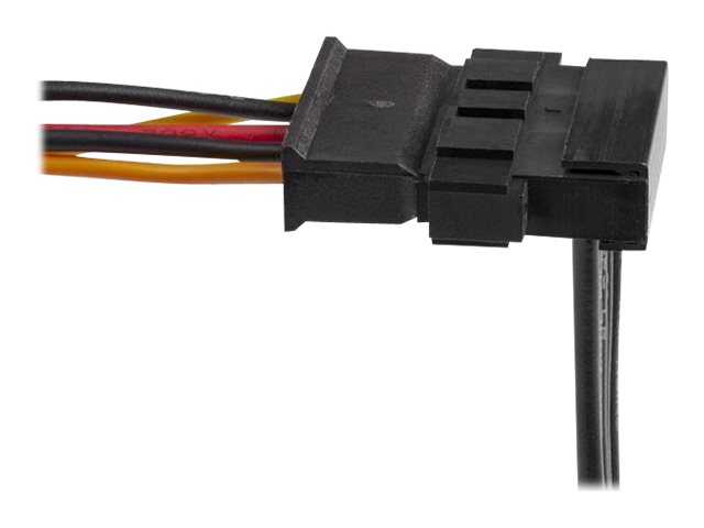 StarTech.com 15.7 in (400 mm) SATA Power Splitter Adapter Cable - M/F - 4x Serial ATA Power Cable Splitter (PYO4SATA) - Power splitter - SATA power (M) to SATA power (F) - 40 cm - black - for P/N: BRACKET125PT, BRACKET125PTP, BRACKET425F, PEXUSB311AC3, S251BU31REM, SATBP125VP
