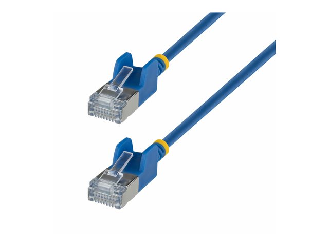 80cm Black Ultra Slim CAT6a Cable