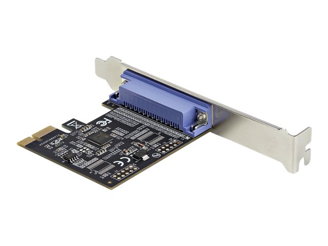 StarTech.com 1-Port Parallel PCIe Card, PCI Express to Parallel DB25 LPT Adapter Card, Desktop Expansion Controller for Printer, SPP/ECP - Parallel adapter - PCIe - IEEE 1284 - black