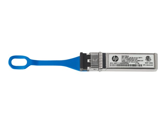 HPE - SFP+ transceiver module - 16Gb Fibre Channel (LW) - Fibre Channel - up to 10 km - for HPE SN6000, StoreFabric SN3600, SN6500, SN6600B 32, SN6650, SN8600B 4-slot