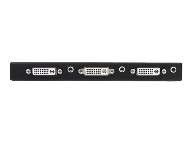 StarTech.com 2 Port DVI Video Splitter with Audio - DVI Splitter with Audio - 2 Port DVI Splitter - DVI Video Splitter (ST122DVIA) - Video/audio splitter - 2 x DVI + 2 x audio - desktop - for P/N: SVA12M2NEUA, SVA12M5NA