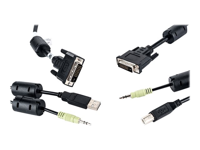 DVI-D CABLE USB AUDIO - 6FT