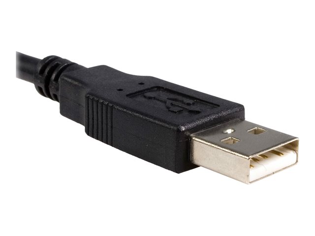 StarTech.com 10 ft USB to Parallel Printer Adapter - M/M - USB to ieee 1284 - USB to centronics - USB to Parallel Cable (ICUSB128410) - Parallel adapter - USB 2.0 - IEEE 1284 - black