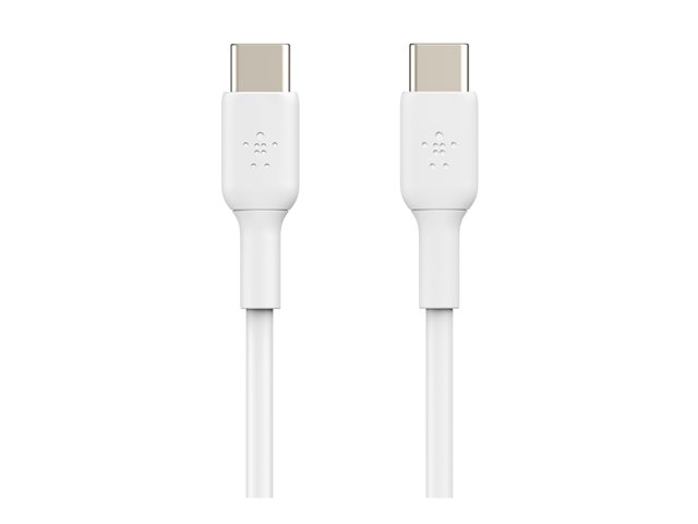 Belkin BoostCharge - USB cable - 24 pin USB-C (M) to 24 pin USB-C (M) - 1 m - white
